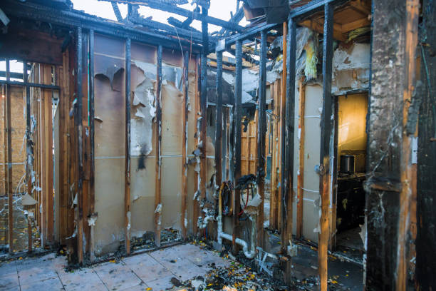 Professional Emergency Fire Cleanup technician working in Richmond, VA